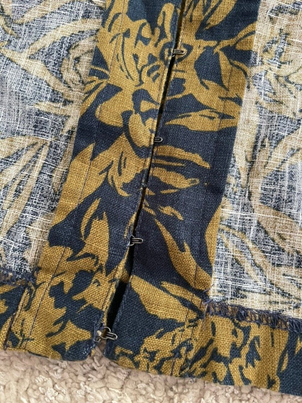 Madewell Scoopneck Crop Tank 100% Linen Size 4 Floral Print NWT - Picture 13 of 13